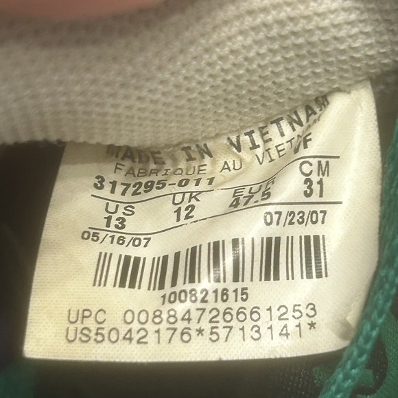 Nike‎ Air Force One XXV 25th Anniversary Shoes Men\'s 13 MISSING INSOLES main image 13